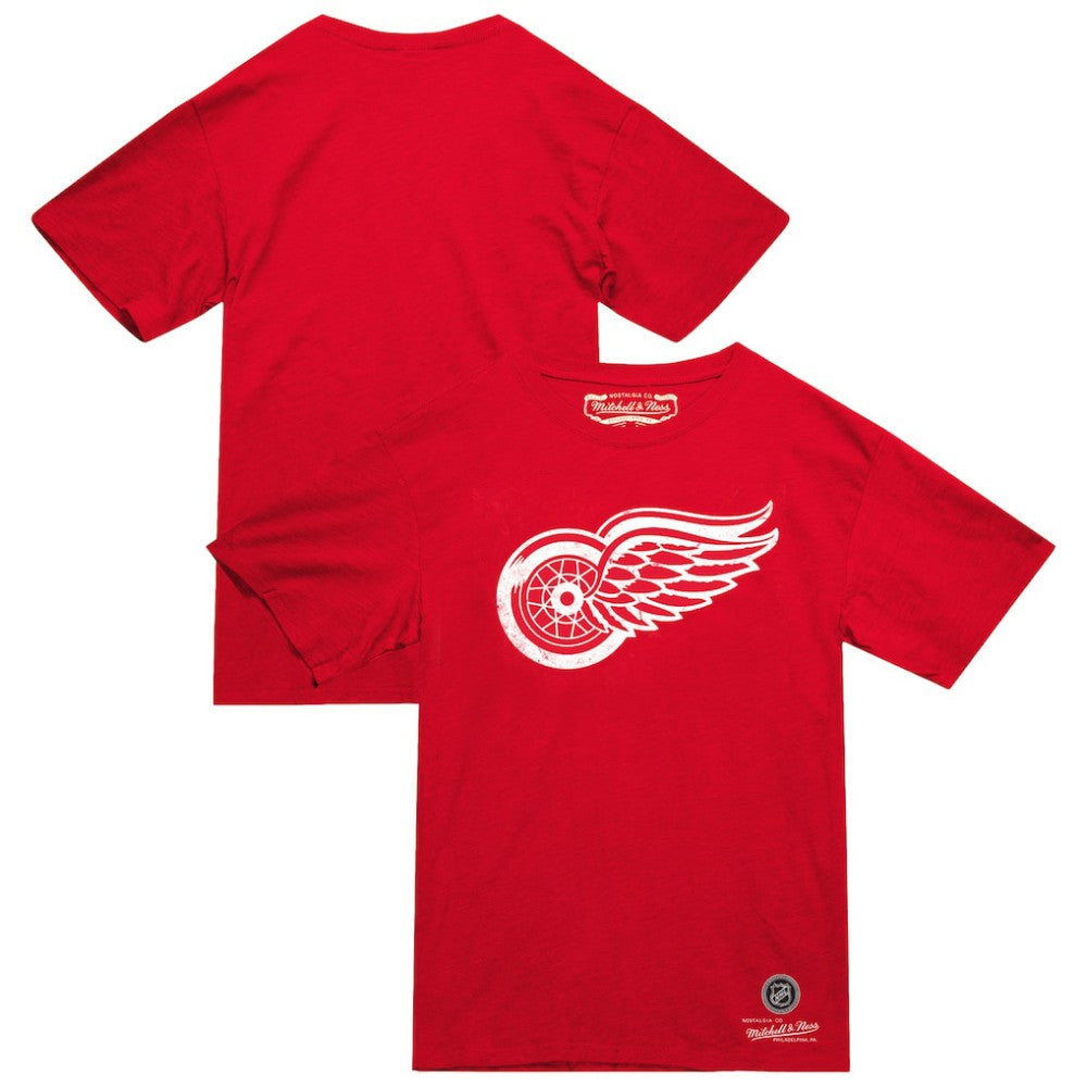 Detroit Red Wings Mitchell & Ness Heritage T-Shirt - Red | US 203403347