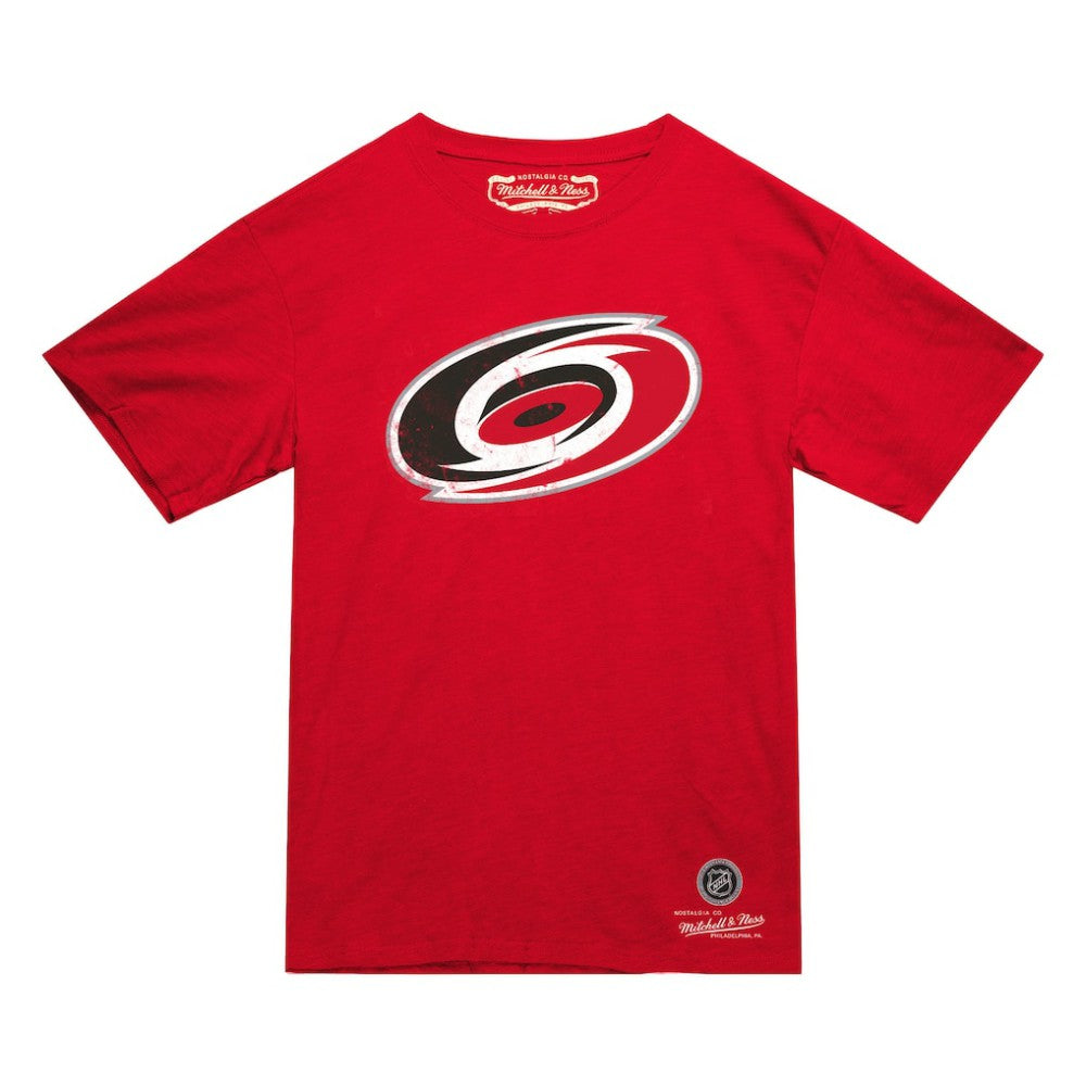 Carolina Hurricanes Mitchell & Ness Heritage T-Shirt - Red | US 203403349