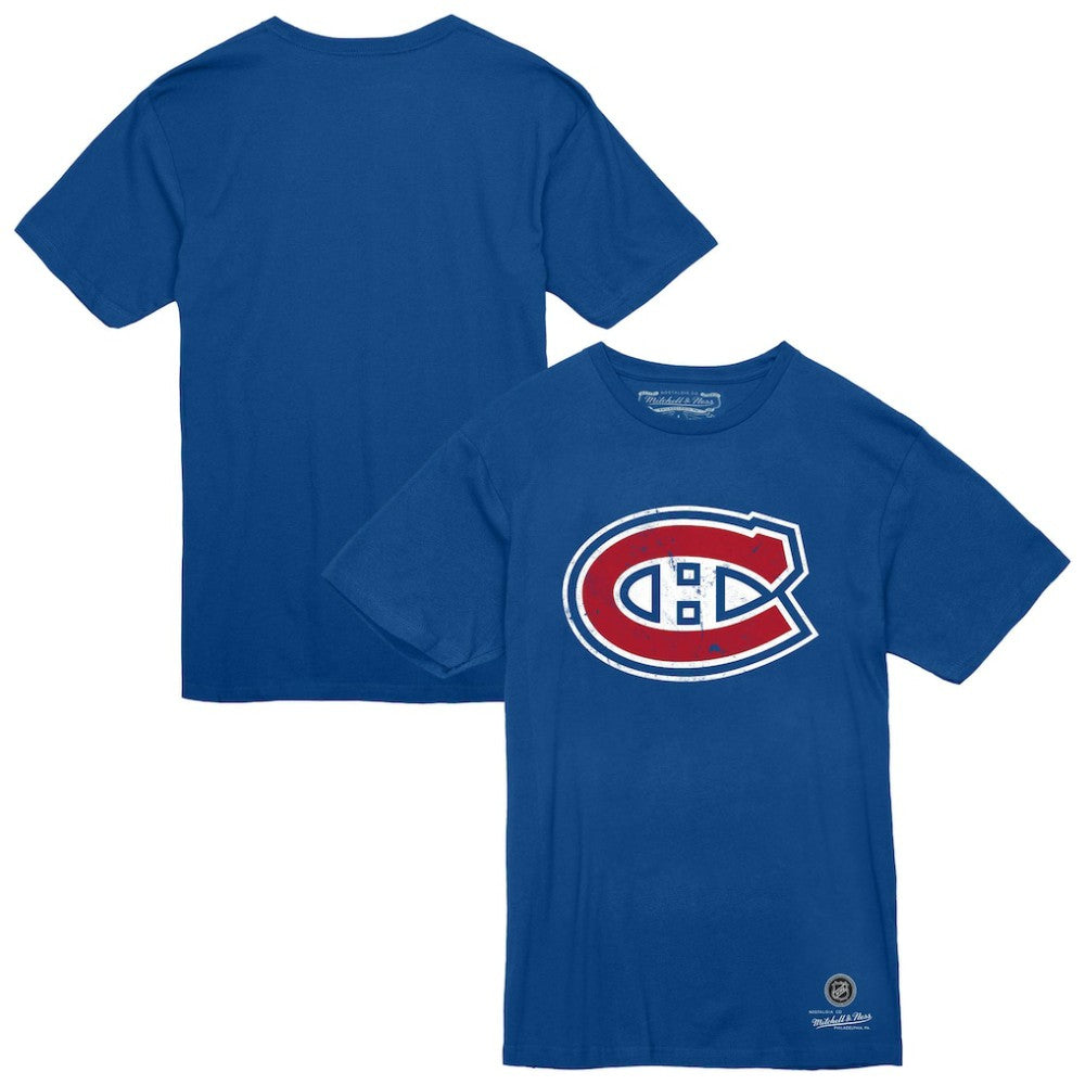 Montreal Canadiens Mitchell & Ness Heritage T-Shirt - Blue | US 203403352