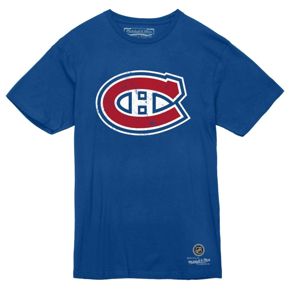 Montreal Canadiens Mitchell & Ness Heritage T-Shirt - Blue | US 203403352