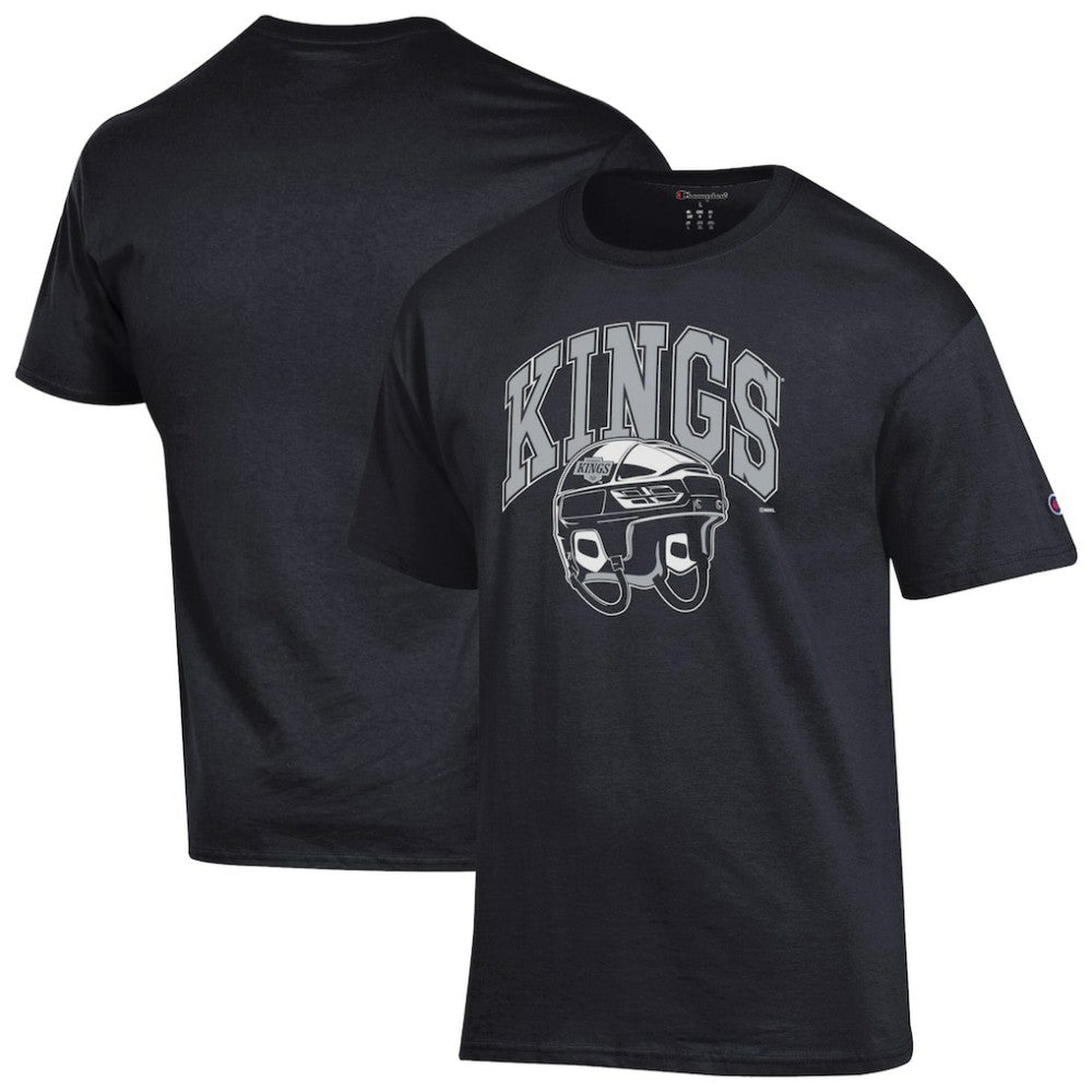 Los Angeles Kings Champion Helmet T-Shirt - Black | US 203407096