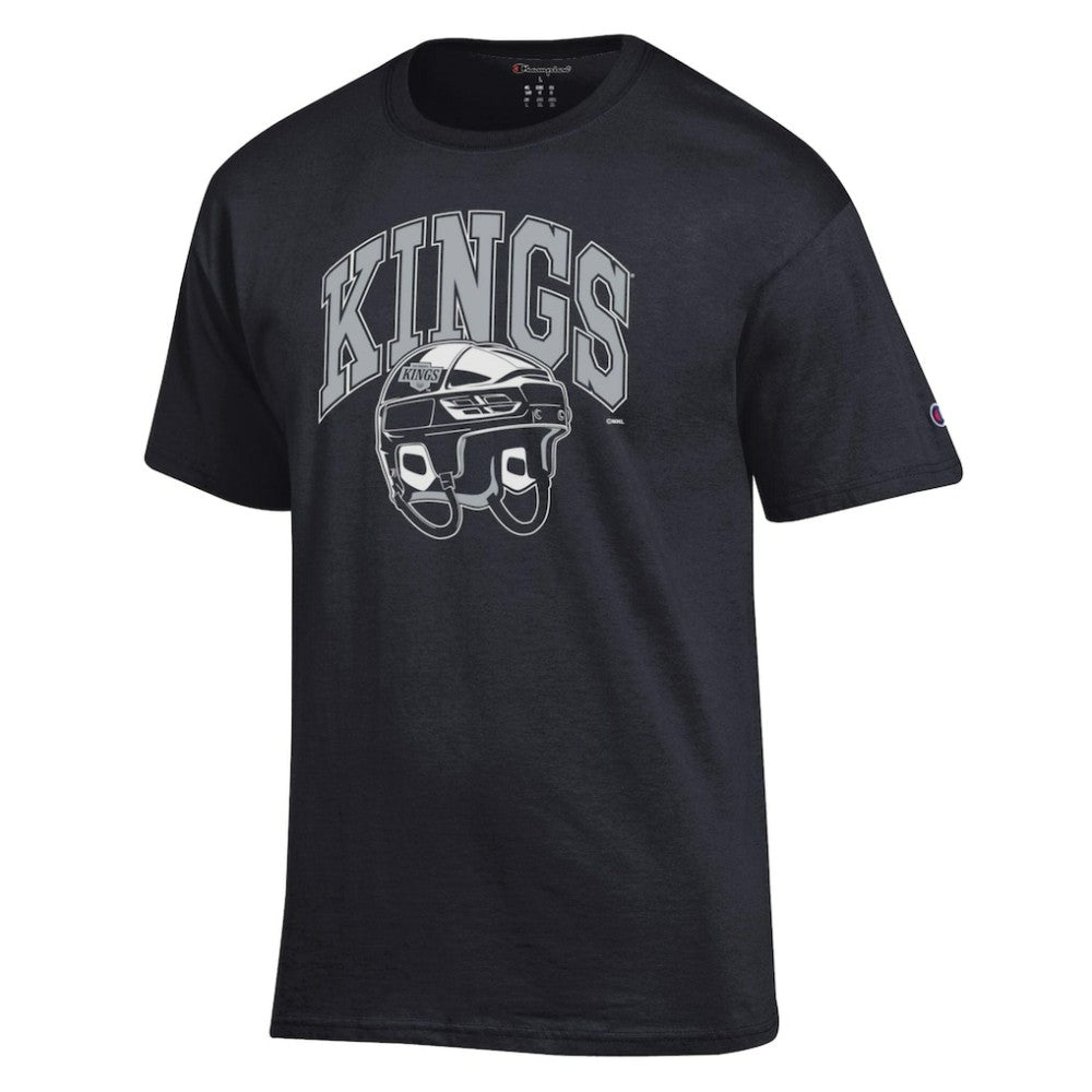 Los Angeles Kings Champion Helmet T-Shirt - Black | US 203407096