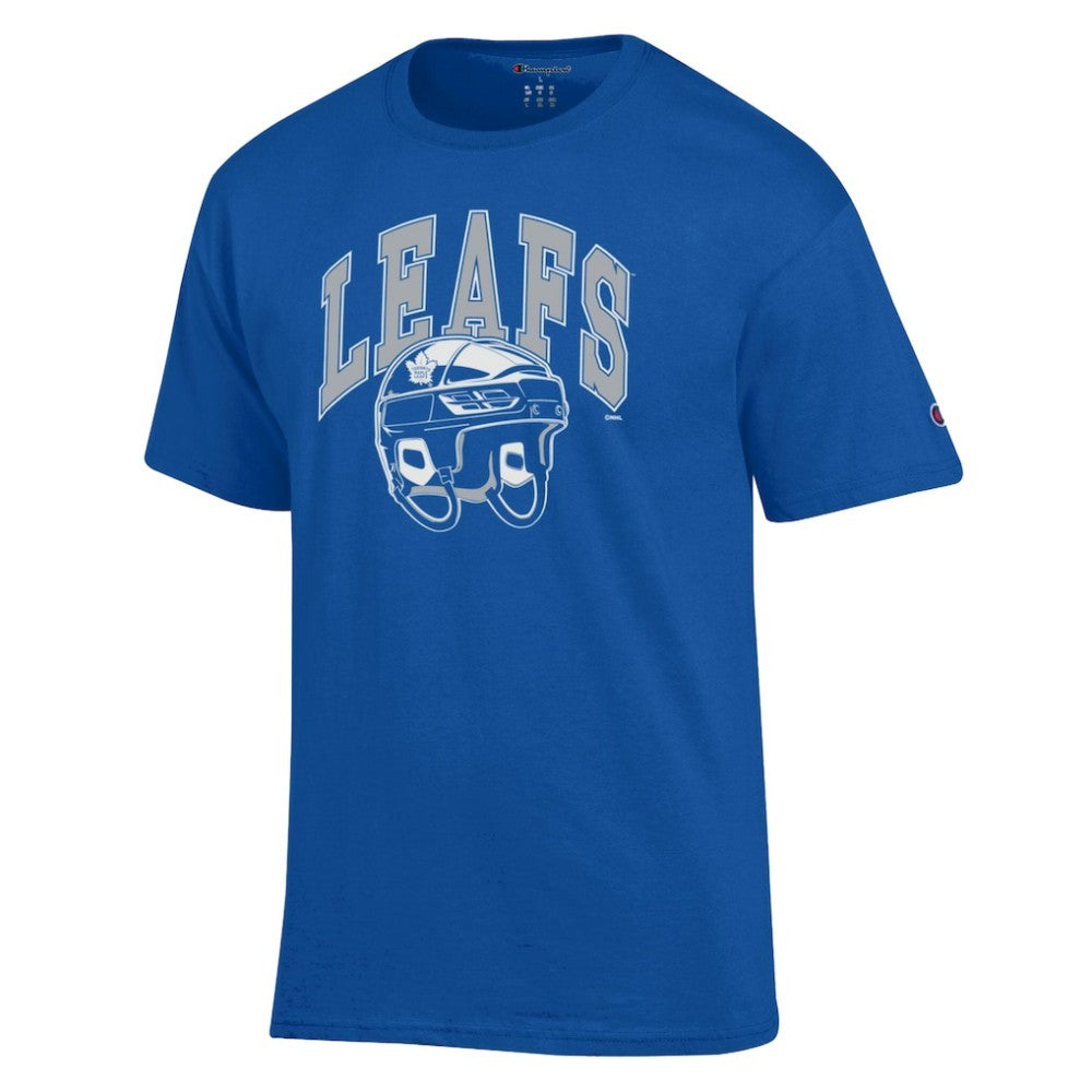 Toronto Maple Leafs Champion Helmet T-Shirt - Royal | US 203407109
