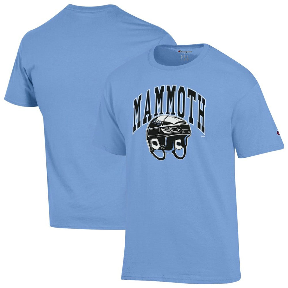 Utah Mammoth Champion Helmet T-Shirt - Blue | US 203407111