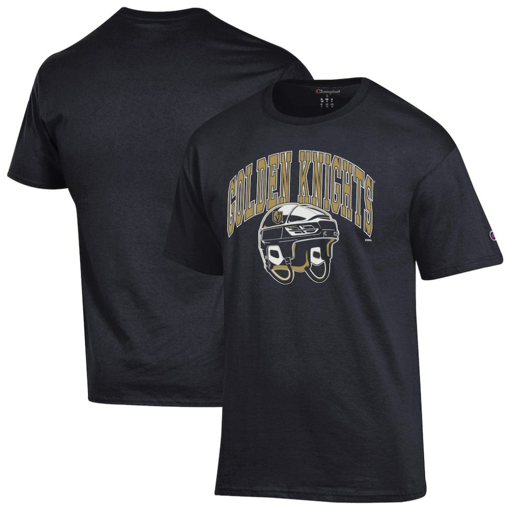 Vegas Golden Knights Champion Helmet T-Shirt - Black | US 203407112