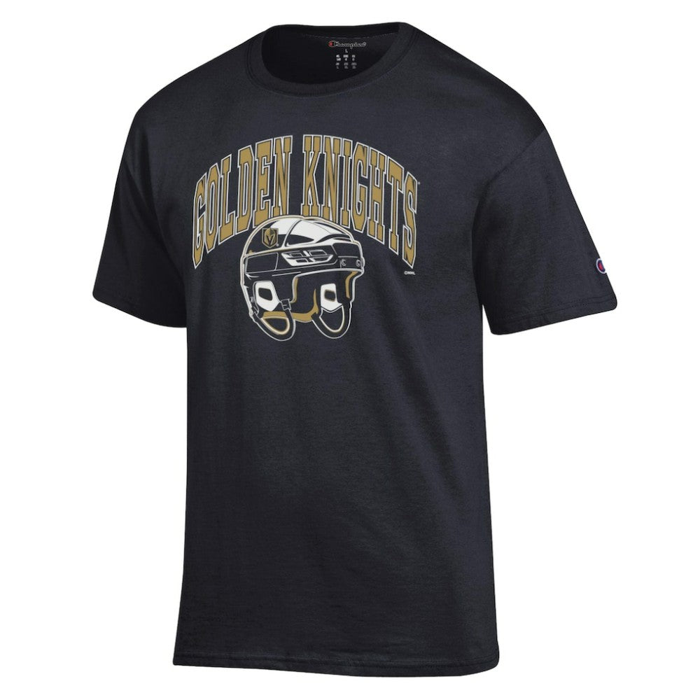 Vegas Golden Knights Champion Helmet T-Shirt - Black | US 203407112
