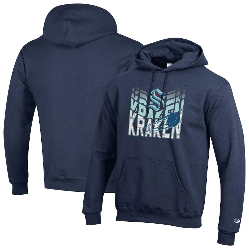 Seattle Kraken Champion Powerblend Hoodie - Navy | US 203407160