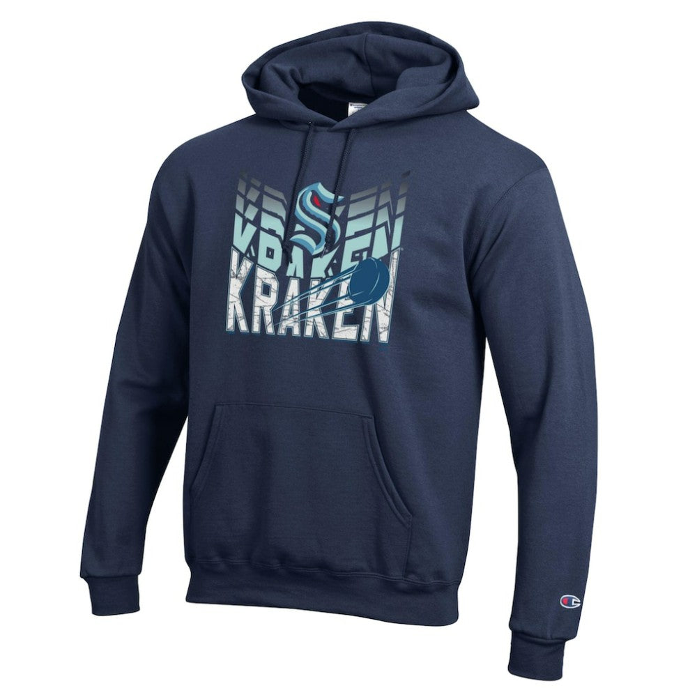 Seattle Kraken Champion Powerblend Hoodie - Navy | US 203407160