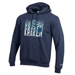 Seattle Kraken Champion Powerblend Hoodie - Navy | US 203407160