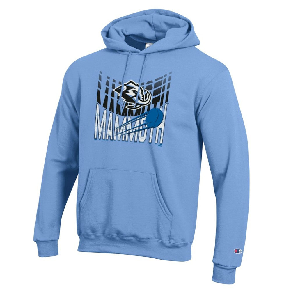 Utah Mammoth Champion Powerblend Hoodie - Light Blue | US 203407164
