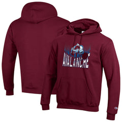 Colorado Avalanche Champion Powerblend Hoodie - Burgundy | US 203407173