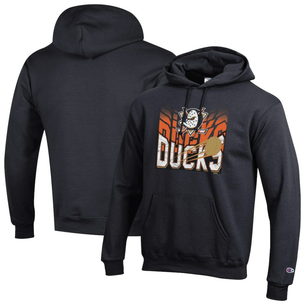 Anaheim Ducks Champion Powerblend Hoodie - Black | US 203407179
