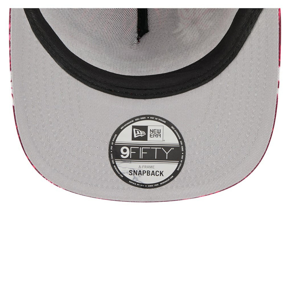 Washington Commanders New Era Palm Print A-Frame 9FIFTY Snapback Hat - Burgundy Hats