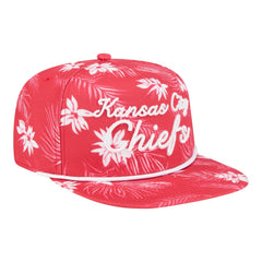 Kansas City Chiefs New Era Palm Print A-Frame 9FIFTY Snapback Hat - Red Hats