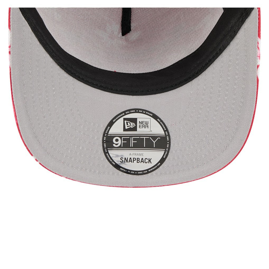 Kansas City Chiefs New Era Palm Print A-Frame 9FIFTY Snapback Hat - Red Hats