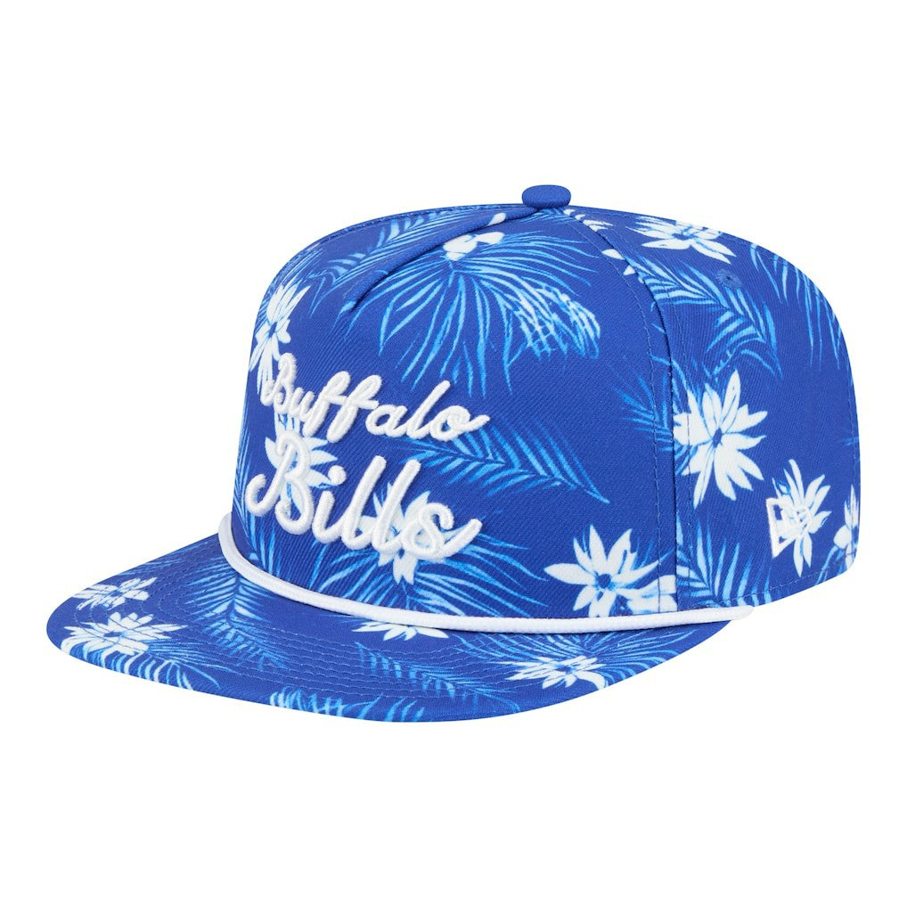 Buffalo Bills New Era Palm Print A-Frame 9FIFTY Snapback Hat - Royal Hats