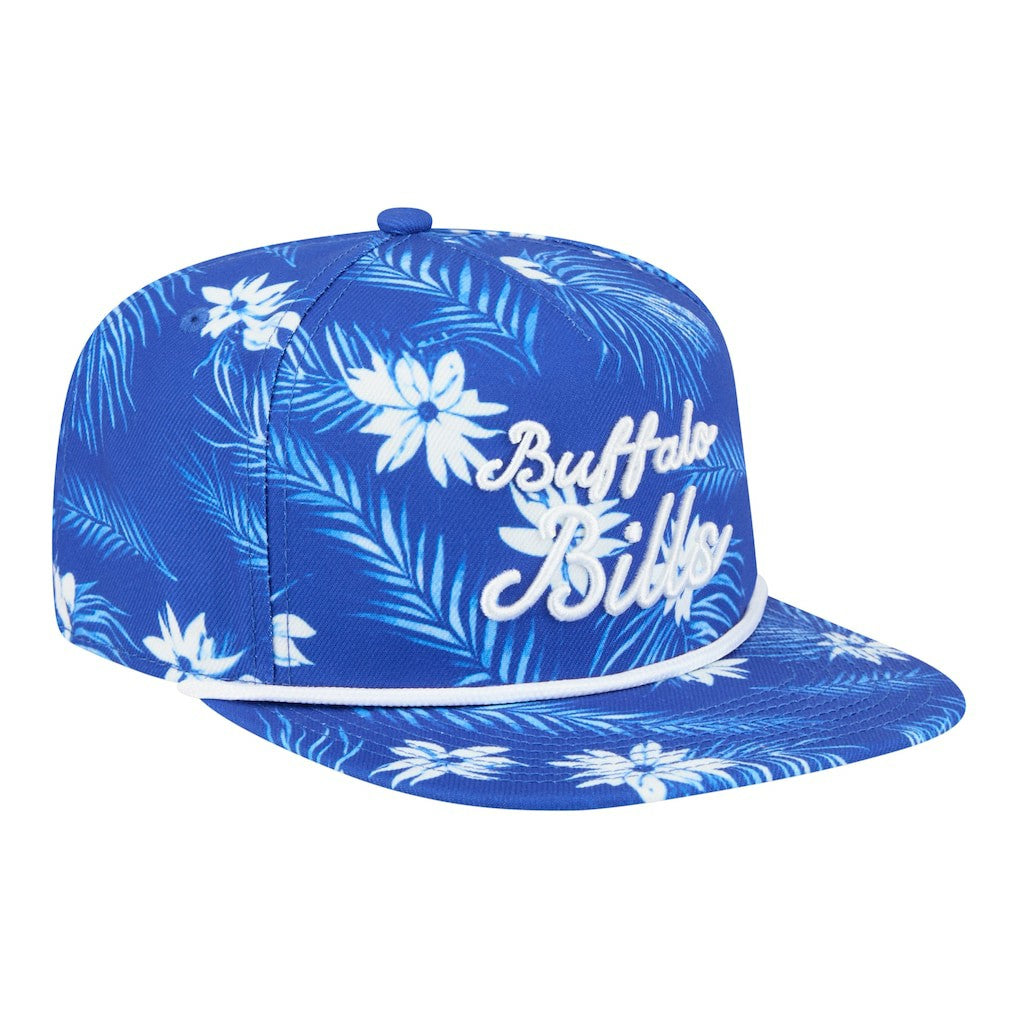 Buffalo Bills New Era Palm Print A-Frame 9FIFTY Snapback Hat - Royal Hats