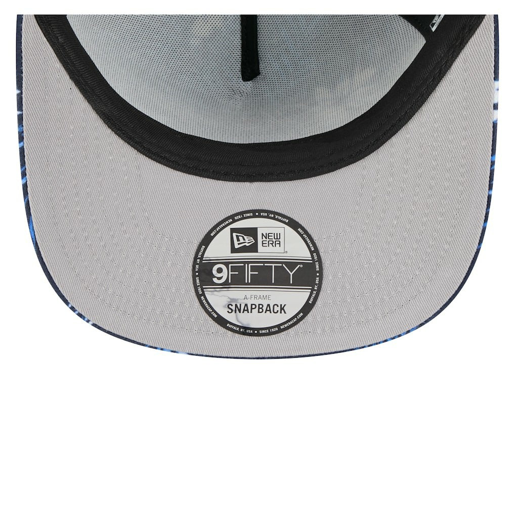 Chicago Bears New Era Palm Print A-Frame 9FIFTY Snapback Hat - Navy Hats