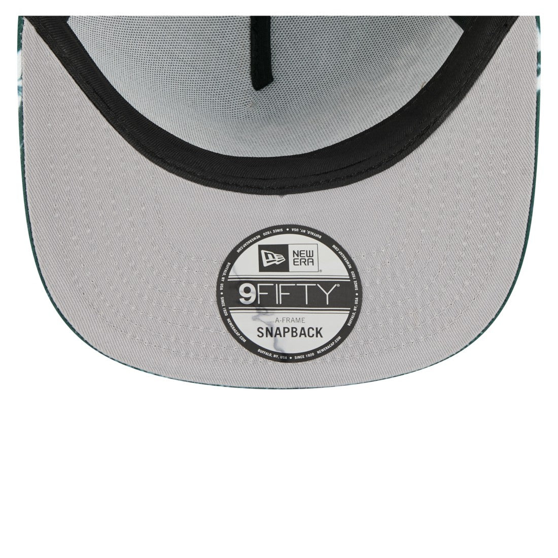 Green Bay Packers New Era Palm Print A-Frame 9FIFTY Snapback Hat - Green Hats