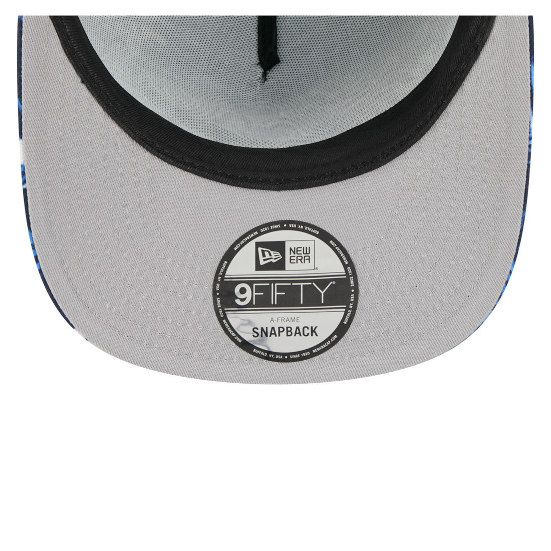 Houston Texans New Era Palm Print A-Frame 9FIFTY Snapback Hat - Navy Hats