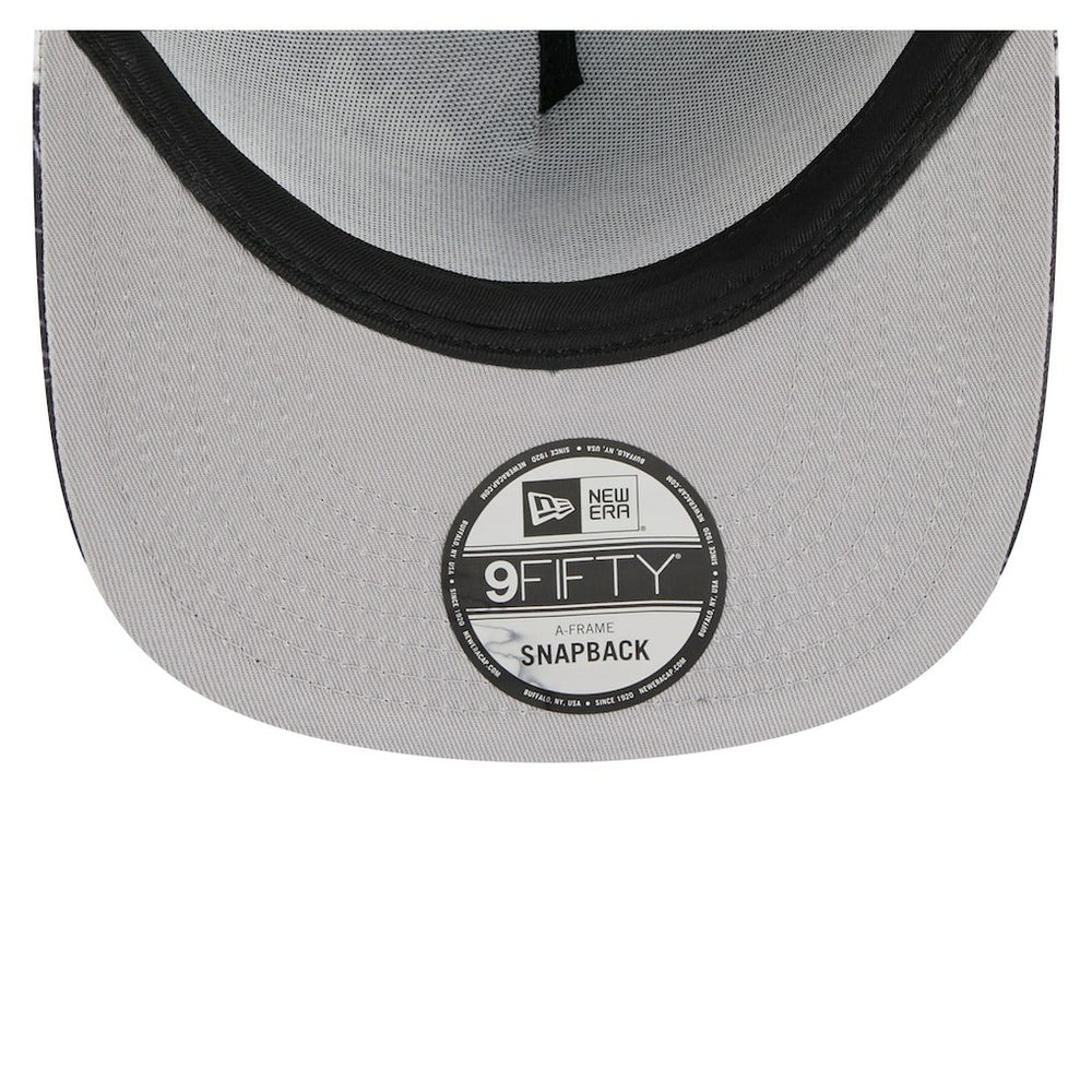 Las Vegas Raiders New Era Palm Print A-Frame 9FIFTY Snapback Hat - Black Hats