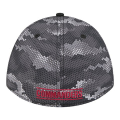 Washington Commanders New Era Camo A-Frame 39THIRTY Flex Hat - Black Hats