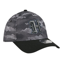Houston Texans New Era Camo A-Frame 39THIRTY Flex Hat - Black Hats