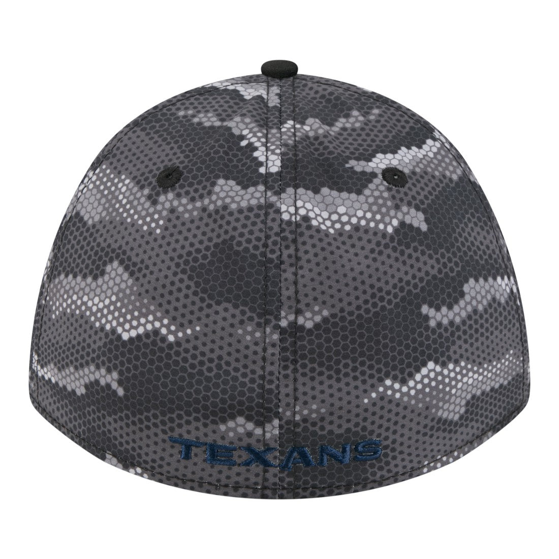 Houston Texans New Era Camo A-Frame 39THIRTY Flex Hat - Black Hats