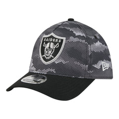 Las Vegas Raiders New Era Camo A-Frame 39THIRTY Flex Hat - Black Hats