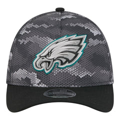Philadelphia Eagles New Era Camo A-Frame 39THIRTY Flex Hat - Black Hats