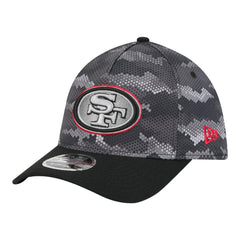 San Francisco 49ers New Era Camo A-Frame 39THIRTY Flex Hat - Black Hats