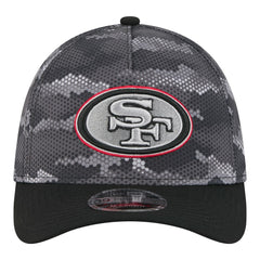 San Francisco 49ers New Era Camo A-Frame 39THIRTY Flex Hat - Black Hats