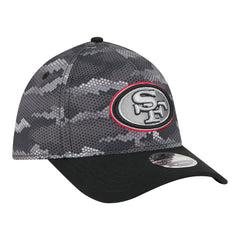 San Francisco 49ers New Era Camo A-Frame 39THIRTY Flex Hat - Black Hats