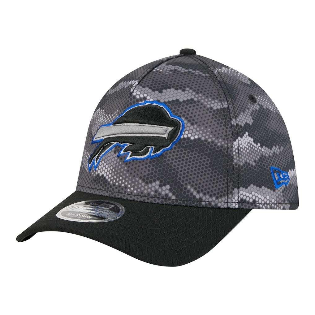 Buffalo Bills New Era Camo A-Frame 39THIRTY Flex Hat - Black Hats