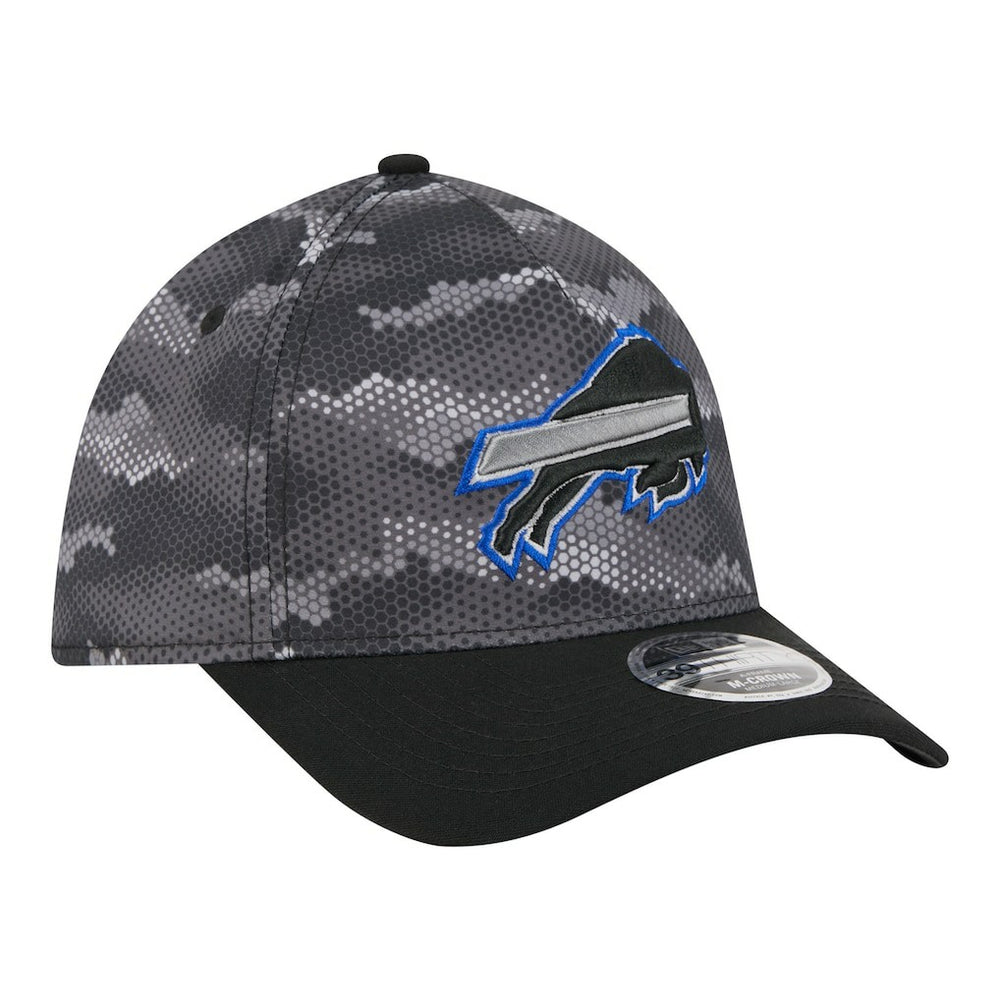 Buffalo Bills New Era Camo A-Frame 39THIRTY Flex Hat - Black Hats