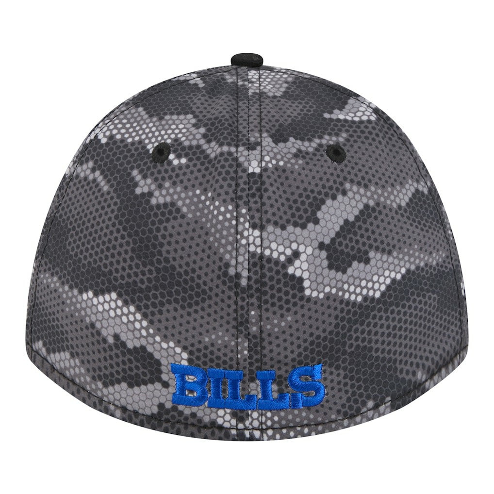 Buffalo Bills New Era Camo A-Frame 39THIRTY Flex Hat - Black Hats