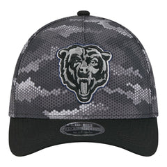 Chicago Bears New Era Camo A-Frame 39THIRTY Flex Hat - Black Hats