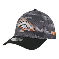 Denver Broncos New Era Camo A-Frame 39THIRTY Flex Hat - Black Hats