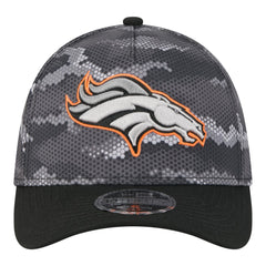 Denver Broncos New Era Camo A-Frame 39THIRTY Flex Hat - Black Hats