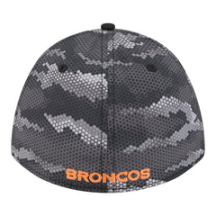 Denver Broncos New Era Camo A-Frame 39THIRTY Flex Hat - Black Hats