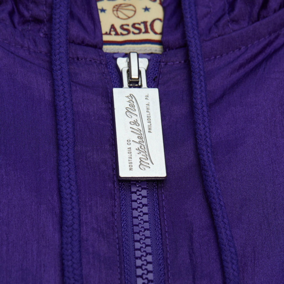 Milwaukee Bucks Playmaker Full-Zip Hooded Windbreaker Jacket Purple - Mitchell & Ness