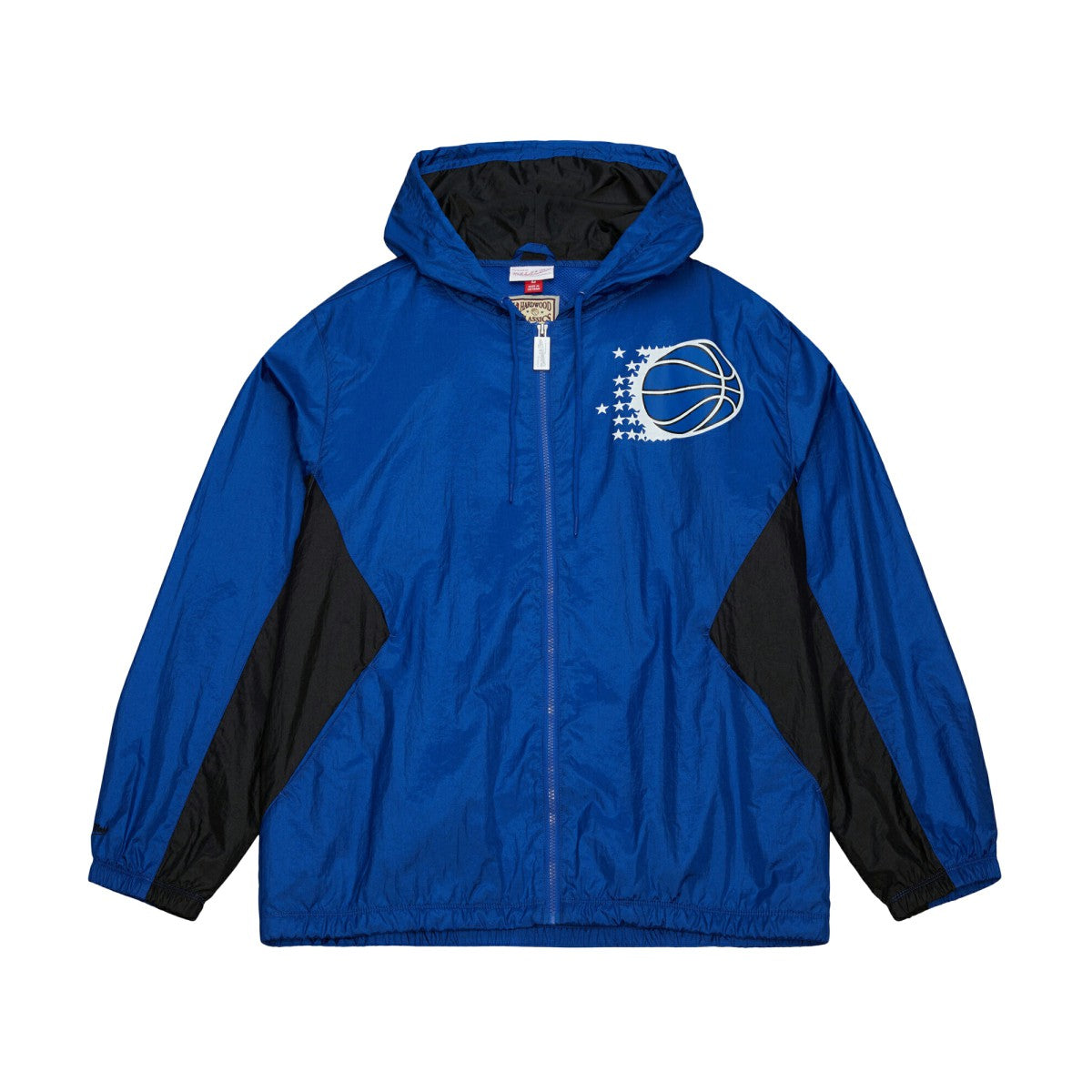 Orlando Magic Playmaker Full-Zip Hooded Windbreaker Jacket Blue - Mitchell & Ness
