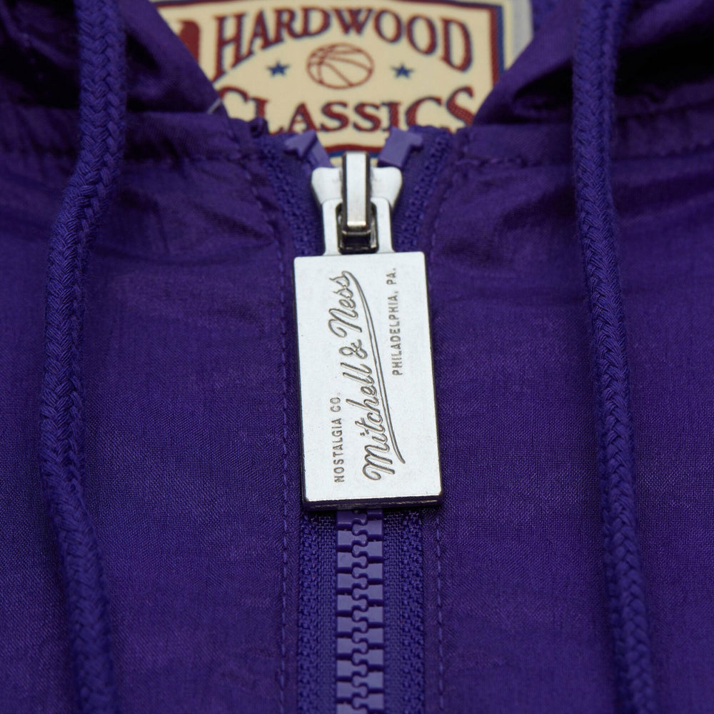 Phoenix Suns Playmaker Full-Zip Hooded Windbreaker Jacket Purple - Mitchell & Ness