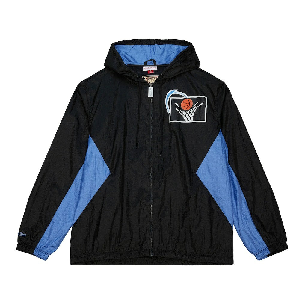 Cleveland Cavaliers Playmaker Full-Zip Hooded Windbreaker Jacket Black - Mitchell & Ness
