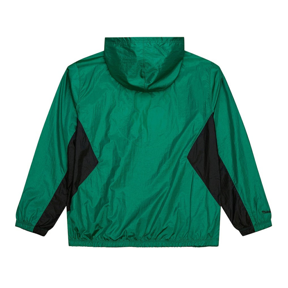 Boston Celtics Playmaker Full-Zip Hooded Windbreaker Jacket Kelly Green - Mitchell & Ness outlet