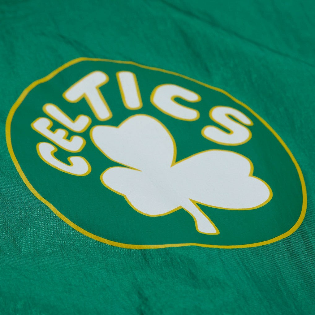 Boston Celtics Playmaker Full-Zip Hooded Windbreaker Jacket Kelly Green - Mitchell & Ness outlet