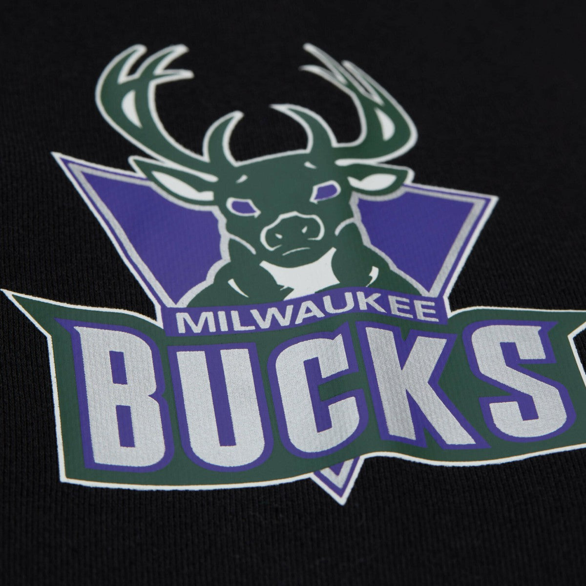 Milwaukee Bucks Unisex Vintage Heavyweight Hoodie Black - Mitchell & Ness