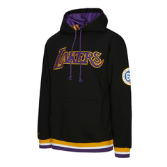 Los Angeles Lakers Unisex Vintage Heavyweight Hoodie Black - Mitchell & Ness