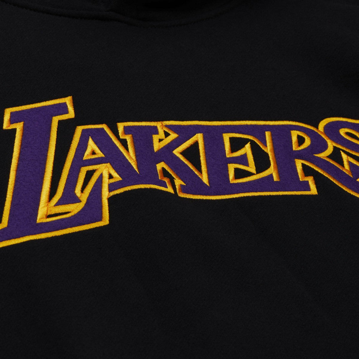 Los Angeles Lakers Unisex Vintage Heavyweight Hoodie Black - Mitchell & Ness