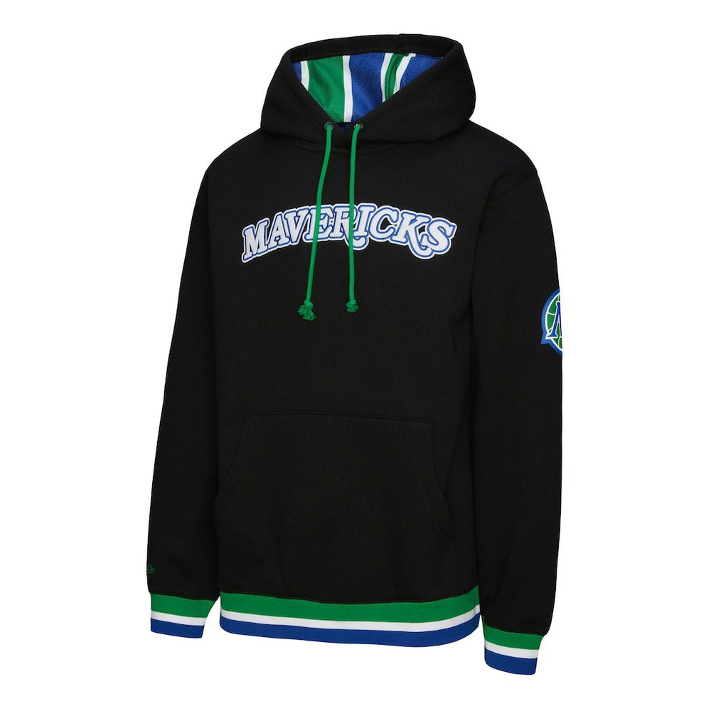 Dallas Mavericks Unisex Vintage Heavyweight Hoodie Black - Mitchell & Ness